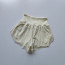 Shorts Fitness Feminino de Cintura Alta com Tecido Respirável