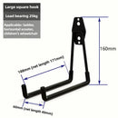 Suporte de Parede para Bicicleta em Metal Reforçado – Gancho de Armazenamento para Bike até 25kg