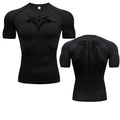 Camisa de Compressão Masculina Esqueleto – Secagem Rápida, Fitness e Academia
