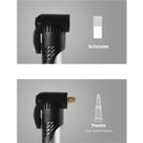 Mini Bomba de Ar Portátil para Bicicleta – Compatível com Válvulas Presta e Schrader