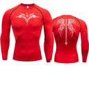 Camisa de Compressão Masculina Esqueleto – Secagem Rápida, Fitness e Academia