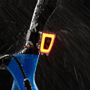 Luz Traseira LED para Bicicleta e Capacete USB Recarregável – IP65 Segurança Noturna