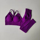 Conjunto Fitness Feminino de Cintura Alta com Efeito Modelador e Sustentação