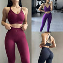 Conjunto Fitness Feminino de Cintura Alta com Efeito Modelador e Sustentação