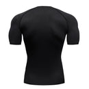 Camiseta Fitness Masculina Estampa Espinhos – Compressão Leve, Secagem Rápida e Alta Performance