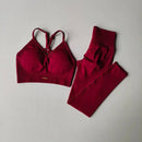 Conjunto Fitness Feminino de Cintura Alta com Efeito Modelador e Sustentação