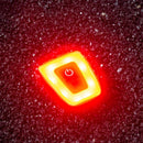 Luz Traseira LED para Bicicleta e Capacete USB Recarregável – IP65 Segurança Noturna