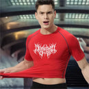 Camiseta Fitness Masculina Estampa Espinhos – Compressão Leve, Secagem Rápida e Alta Performance