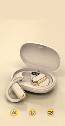 Fone de Ouvido Bluetooth Sem Fio Esportivo IPX6 – Toque Inteligente, Som Hi-Fi e Display LED